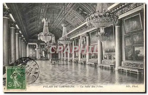 Ansichtskarte AK Palais De Compiegne La Salle des Fetes