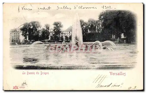 Cartes postales Le Bassin du Dragon Versailles