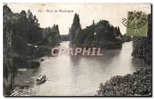 Cartes postales Bois de Boulogne