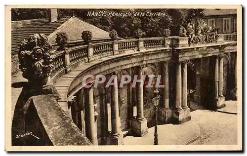 Ansichtskarte AK Nancy Hemicycle de la Carriere