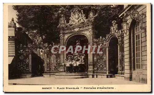 Cartes postales Nancy Place Stanislas Fontaine D&#39Amphitrite