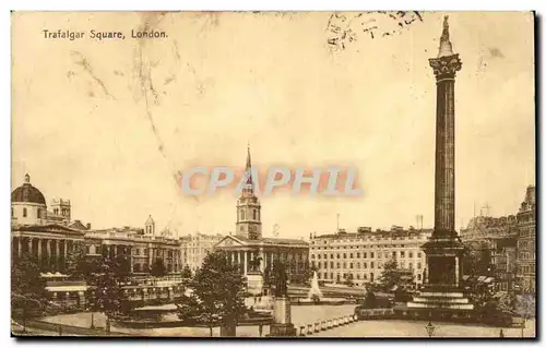 Cartes postales Trafalgar Square London