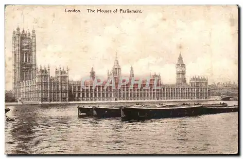 Cartes postales London The Houses of Parliament