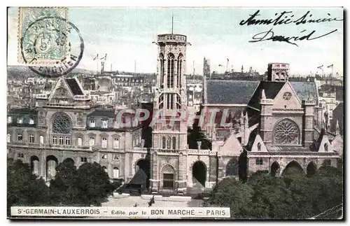 Ansichtskarte AK S Germain l&#39Auxerrois Edite par le Bon Marche Paris