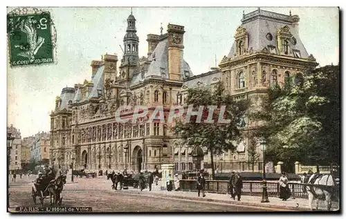 Cartes postales Paris L&#39Hotel de Ville