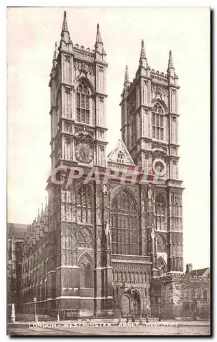 Cartes postales London Westminister Abbey West Front