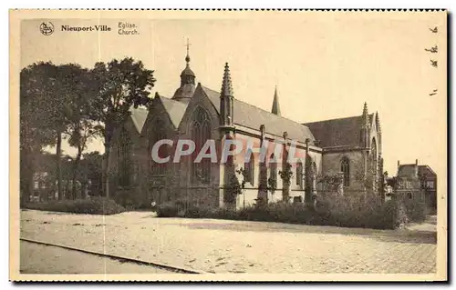 Cartes postales Nieuport Ville Eglise