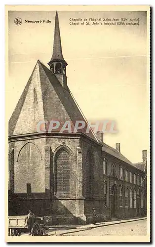 Cartes postales Nieuport Ville Chapelle de l&#39Hospital Saint Jean