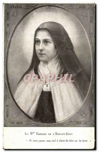 Cartes postales La Bse Therese De L&#39Enfant Jesus Religion