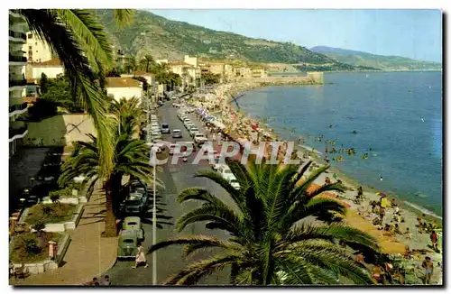 Cartes postales Menton La promenade et la Plage