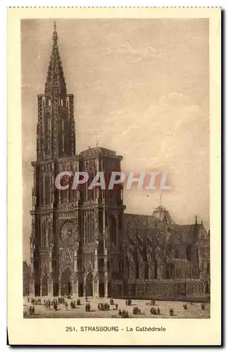 Cartes postales Strasbourg la cathedrale