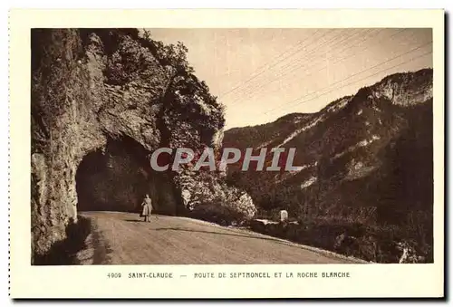 Cartes postales Saint Claude Route De Septmoncel Et La Roche Blanche