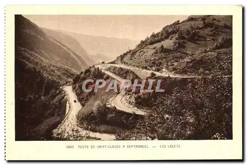 Cartes postales Route De Saint Claude A Serthoncel Les Lacets