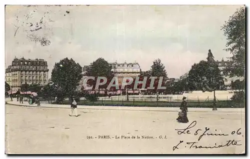 Ansichtskarte AK Paris La Place de la Nation