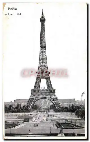 Cartes postales Paris La Tour Eiffel