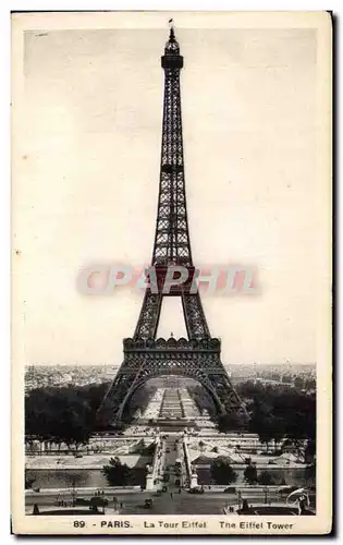 Cartes postales Paris La Tour Eiffel The Eiffel Tower