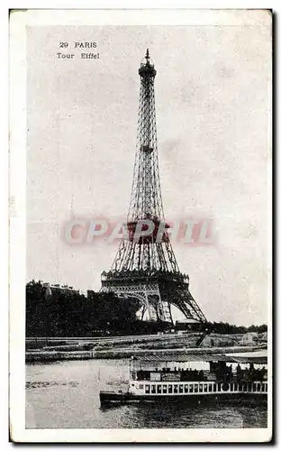 Cartes postales Paris Tour Eiffel Peniche