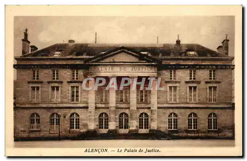 Ansichtskarte AK Alencon Le Palais de Justice