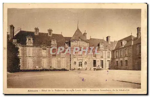 Cartes postales Alencon Hotel de la Prefecture de Style Louis Ancienne interdance de la generalate