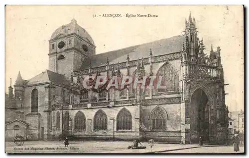 Cartes postales Alencon Eglise Notre Dame