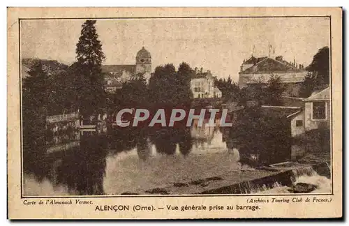 Ansichtskarte AK Alencon Vue Generale prise au Barrage