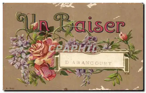 Cartes postales Un baiser D&#39Abancourt