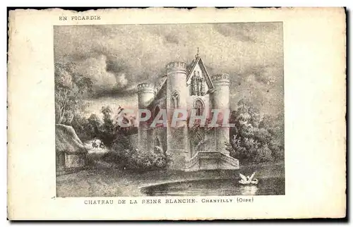 Ansichtskarte AK chateau de La Reine Blanche Chantilly