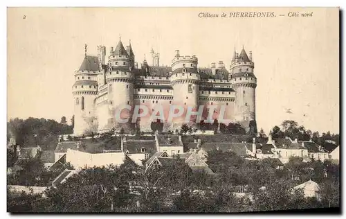 Cartes postales Chateau De Pierrefonds Cote nord