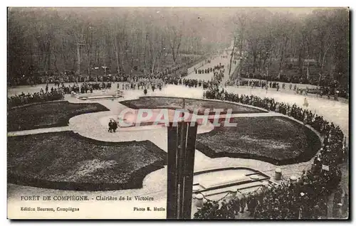 Ansichtskarte AK Foret De Compiegne Clairiere de la Victoire Militaria