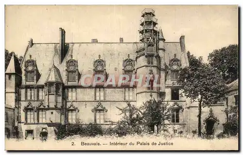 Cartes postales Beauvais Interieur du Palais de Justice