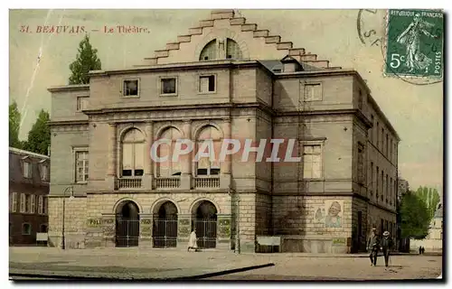 Cartes postales Beauvais Le theatre