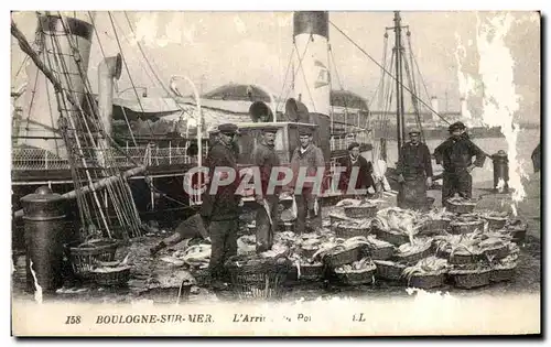 Cartes postales Boulogne sur Mer L&#39arrivee du poisson TOP