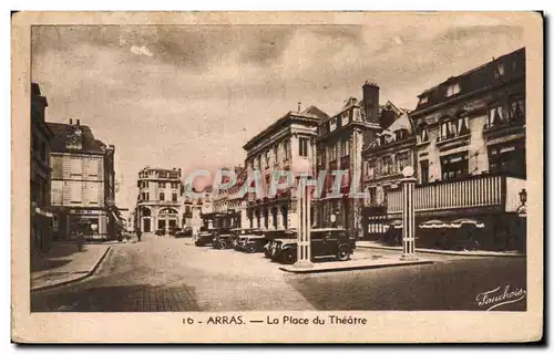 Cartes postales Arras La Place du Theatre