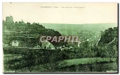 Cartes postales Domfornt Vue prise du Tertre Chapon