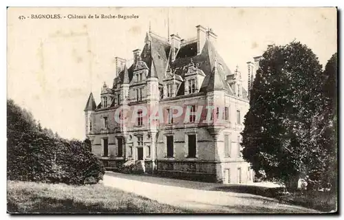 Cartes postales Bagnoles Chateau de la Roche Bagnoles