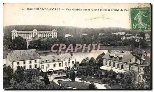 Cartes postales Bagnoles de L&#39Orne Vue Generale sur le grand Hotel et l&#39Hotel de Part