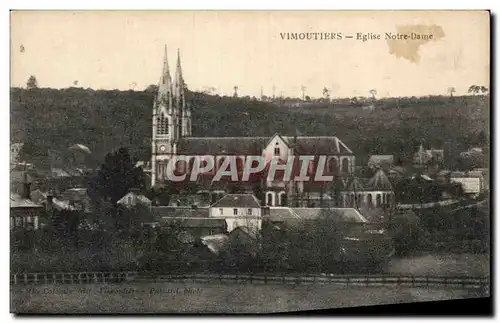 Ansichtskarte AK Vimoutiers Eglise Notre Dame