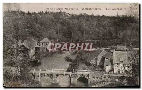 Cartes postales Les Alpes Mancelles St Ceneri Le Vleux Pont