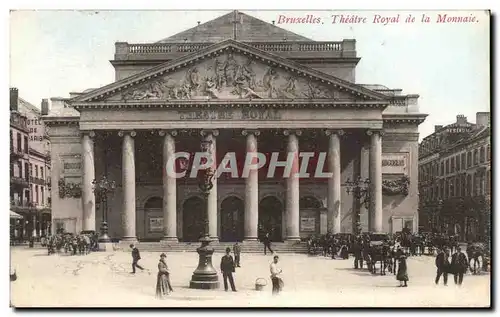 Ansichtskarte AK Bruxelles Theatre Royal de la Monnaie