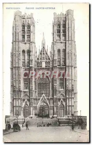 Cartes postales Bruxelles Eglise Sainte Gudule