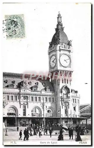 Cartes postales Gare de Lyon Paris