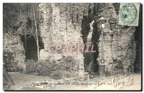 Cartes postales Paris Casoades Aux Buttes Chaumont