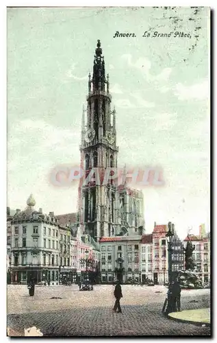 Cartes postales Anvers La grand Place