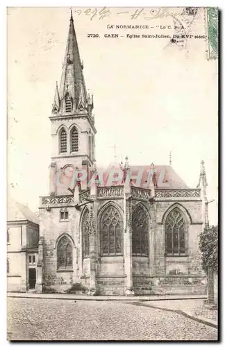 Cartes postales Caen Eglise Saint Julien