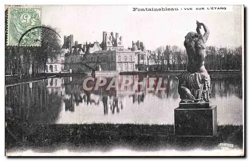 Cartes postales Fontainebleau Vue sur L&#39Etang