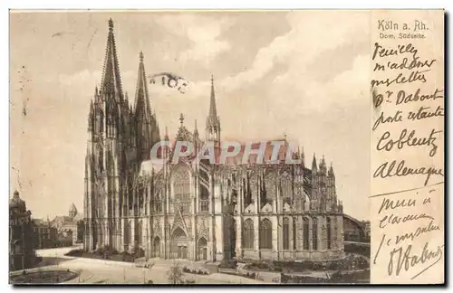 Cartes postales Koln a Rh Dom Sudseite