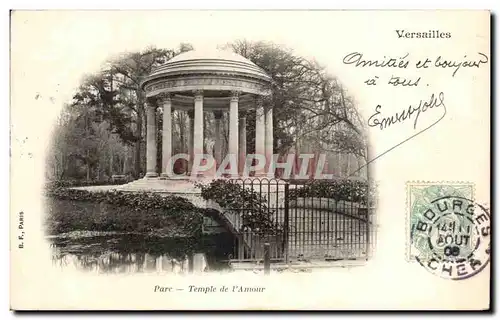 Cartes postales Versailles Parc Temple de l&#39Amour