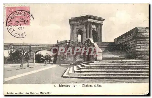 Cartes postales Montpellier Chateau d&#39Eau