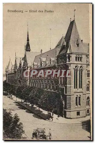 Ansichtskarte AK Strasbourg Hotel des Postes