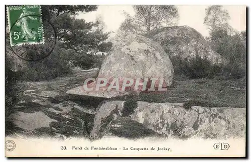 Ansichtskarte AK Foret de Fontainebleau La Casquette de Jockey